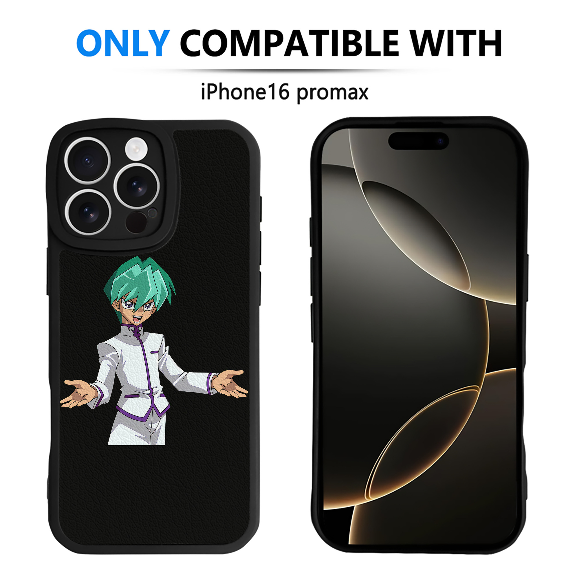 遊☆戯☆王 Yu-Gi-Oh! 【iPhone 16シリーズ対応】シリコンスマホケース（レザー調） 材質：シリコン